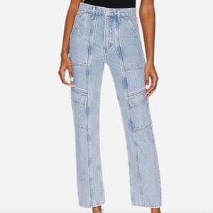 AGOLDE Cooper Cargo Straight Leg Jeans, Size 25